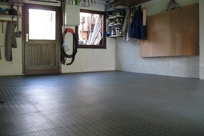 Werkstattboden - Flexi-Tile PVC Werkstattfliesen