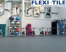 Flexi-Tile als PVC Fitnessboden