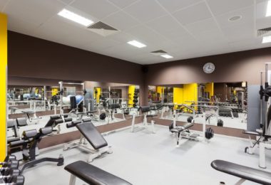 Flexi-Tile als Bodenbelag im Fitnessstudio